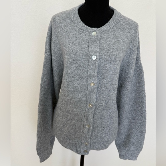 fashion Sweaters - NWOT Cozy Gray Button-Up Cardigan Sweater | Size Medium